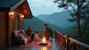 Suasana Penginapan Saat Cuaca Dingin Syahdu, dan Bikin Betah